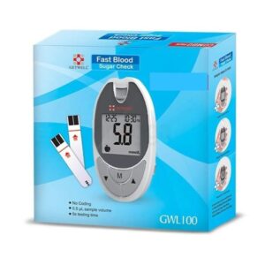 Getwell GWL100 Fast Blood Sugar Check Glucometer